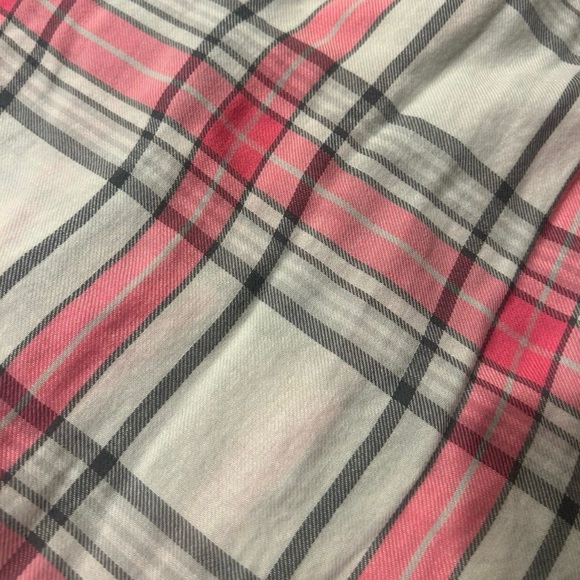 Arizona Plaid Button Up Shirt Pink LARGE JUNIORS - Picture 10 of 10